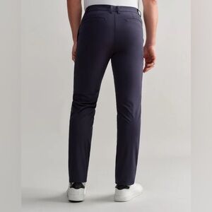 RHÔNE Navy Classic Commuter Stretch Chino Pants 35W